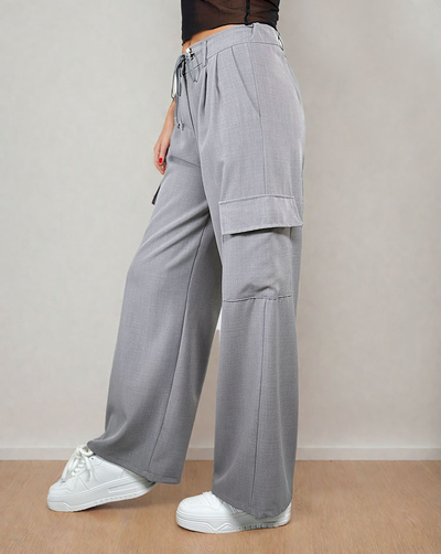 Royalfashion Жіночі широкі штани з кишенями