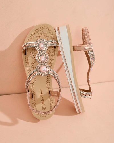 Royalfashion Dámské sandály Obrisas zirconia