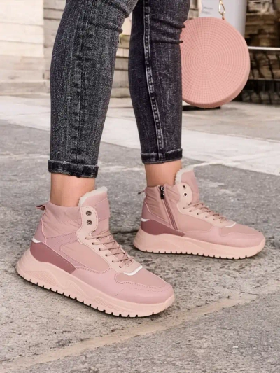 Royalfashion Izolované dámské tenisky s kožešinou Retodaf