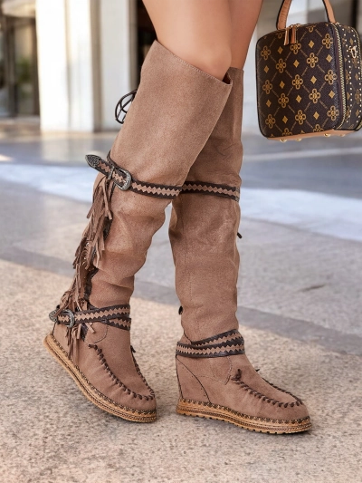 Жіночі черевики за коліно Royalfashion Eliferse