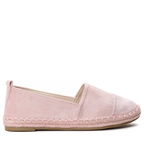 Różowe espadryle- Obuwie