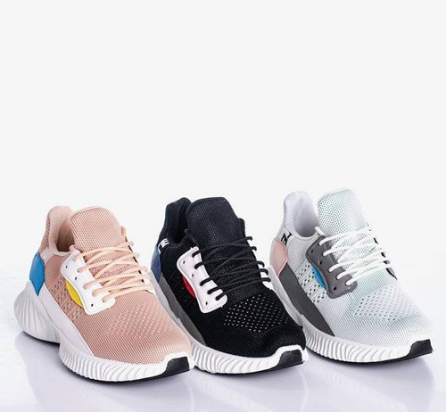 Біле спортивне взуття з різнокольоровими вставками Roviane - Взуття 1