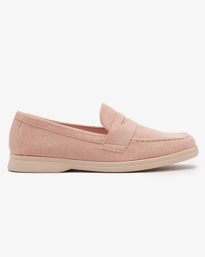 Жіночі мокасини з екозамші рожевого кольору Daffer- Footwear