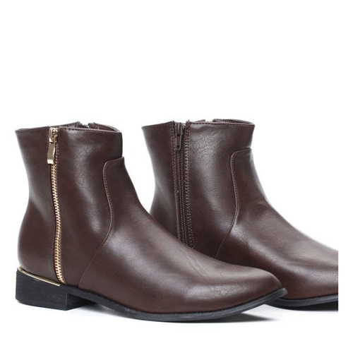 Sztyblety w kolorze brązowym - Obuwie