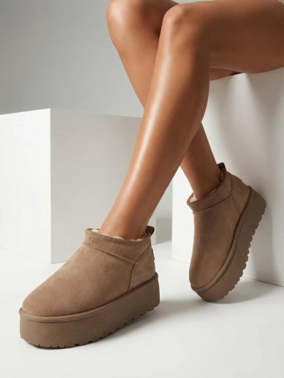 Royalfashion Dámské krátké boty a'la snow boots Ozozi