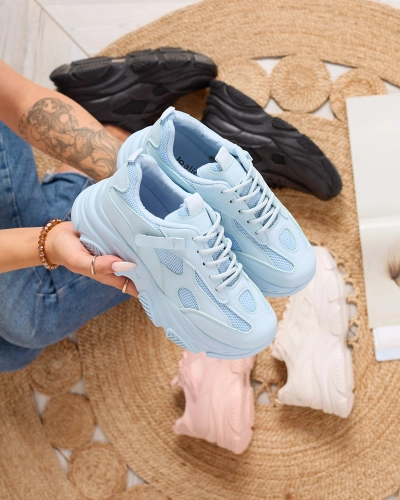 Royalfashion Dámské sportovní tenisky v modré barvě Sutteff