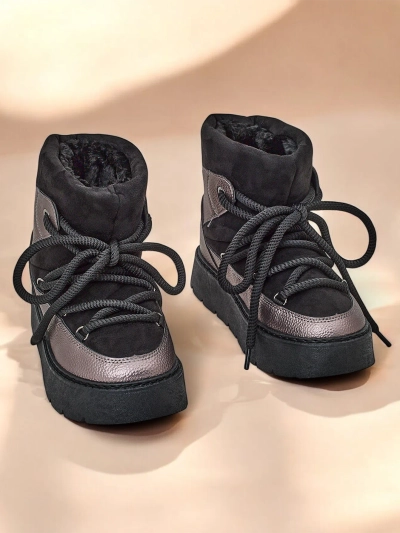 Ženské sněžné boty Royalfashion s šněrovacím zapínáním Iniuc