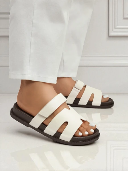 Royalfashion Dámské pantofle z eko kůže ReppiFlex