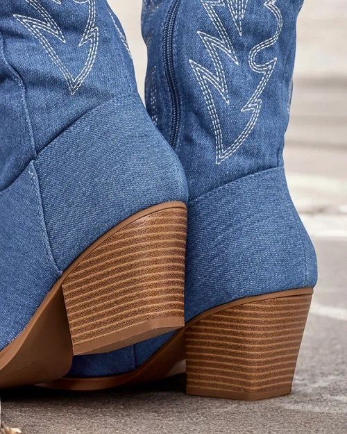 Royalfashion Жіночі ковбойські чоботи Lisso Heeled Cowboy Boots