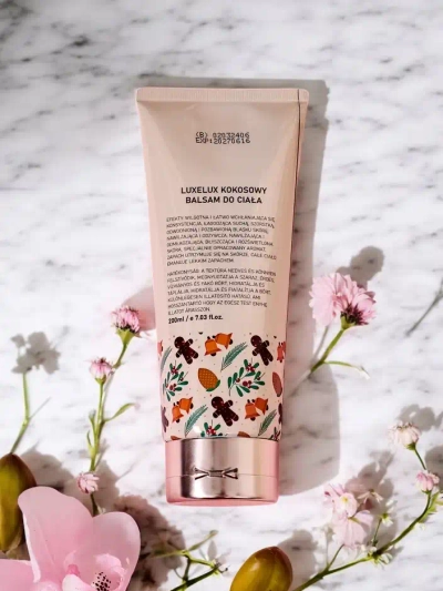 Luxelux vánoční tělový balzám s kokosovou vůní 300 ml