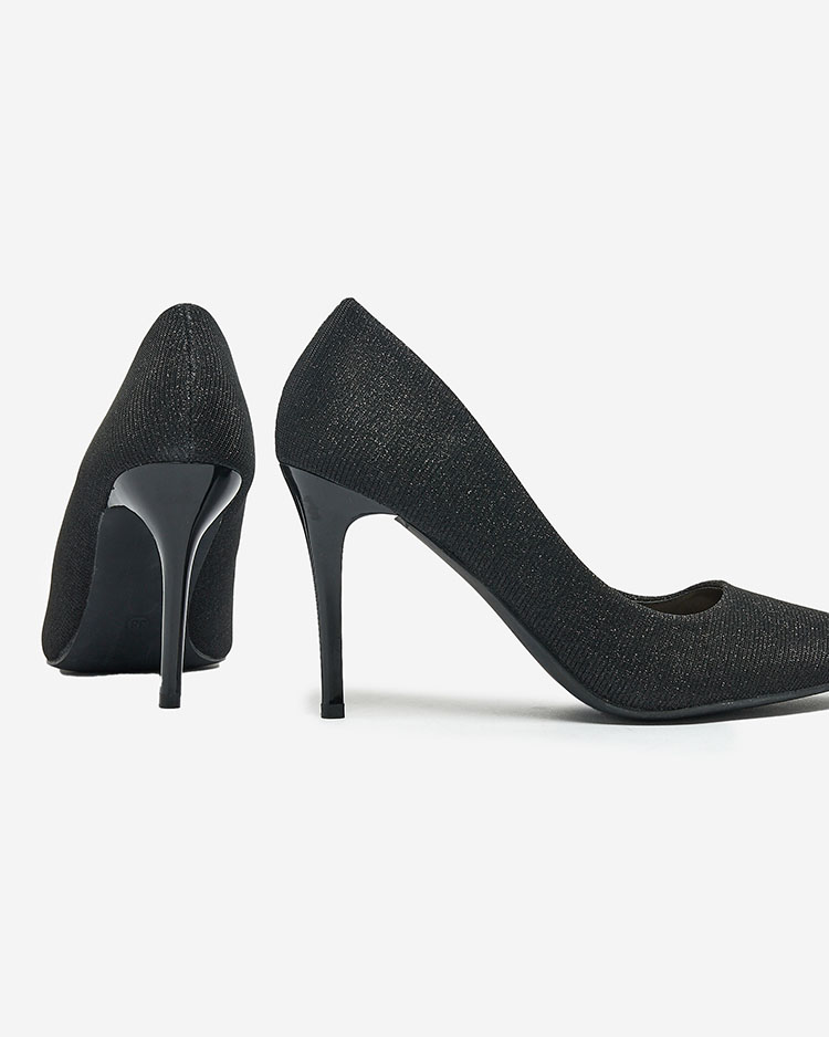 Royalfashion Dámské jehlové lodičky Suvimmad s třpytkami