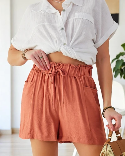 Royalfashion Dámské viskózové krátké šortky