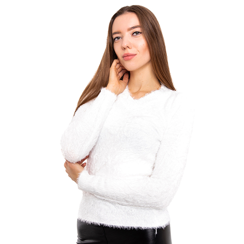 Білий жіночий светр