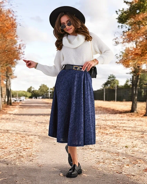 Жіноча міді-спідниця від Royalfashion