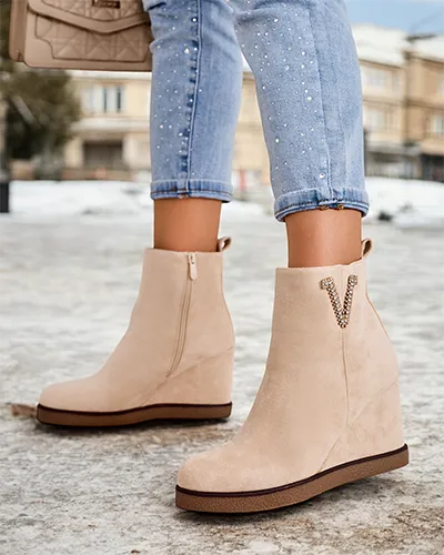 Royalfashion Nerias dámské kozačky na podpatku