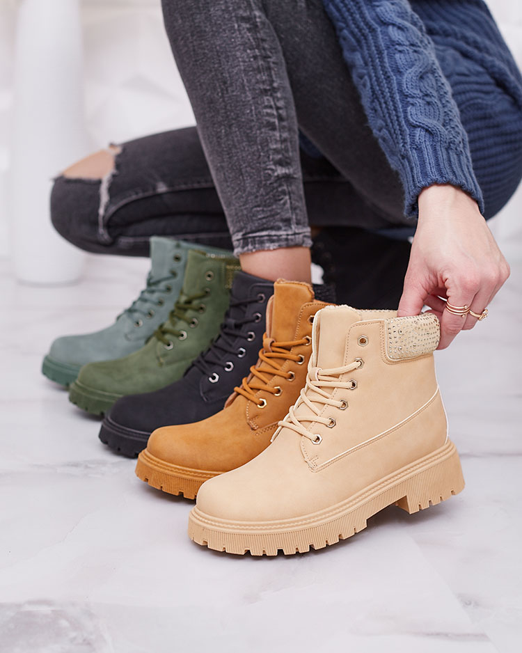 Royalfashion dámské trappery Karamellia