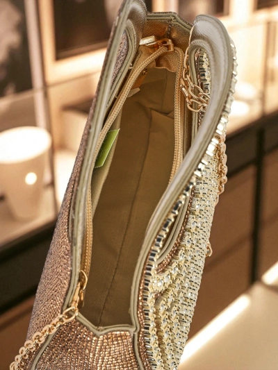 Royalfashion Dámská psaníčko kabelka se zirkony Myra Quill