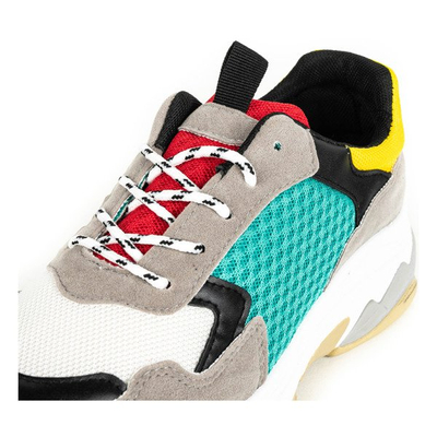Wielokolorowe buty sportowe Yumeka - Obuwie