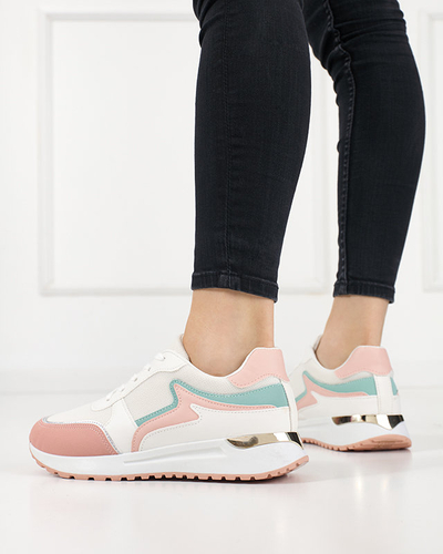 OUTLET Pastelově růžové dámské sportovní boty značky Delani - Footwear