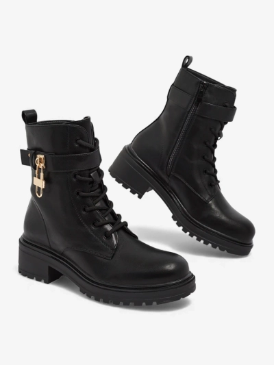 Жіночі Ботфорти Luna Чорні Шкіряні Елегантні на Осінь