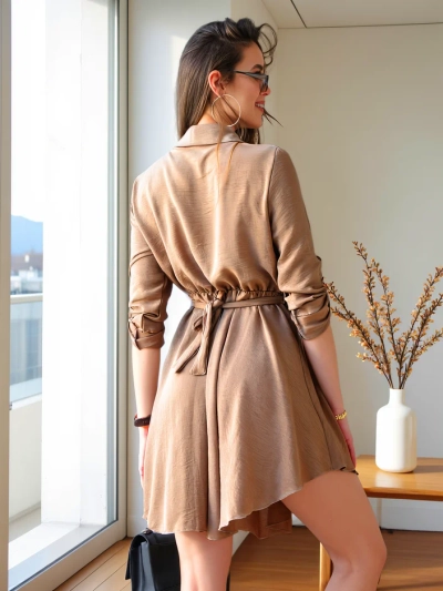 Royalfashion Elegantní dámské šaty do kolen