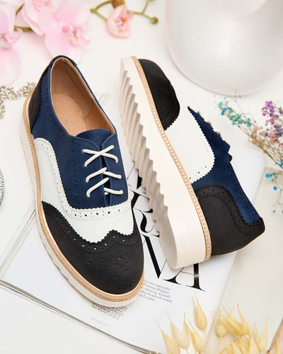 Royalfashion Dámské šněrovací polobotky Novlas