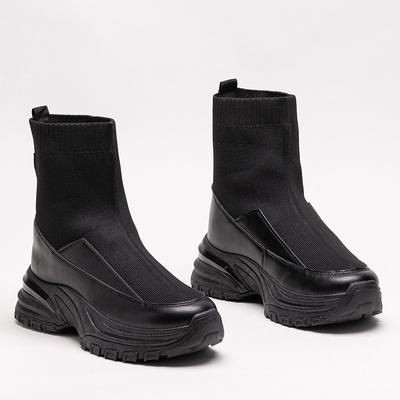 Černé dámské sportovní slip-on tenisky Berida - Obuv