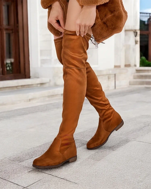 Жіночі ковзанки високі через коліно Royalfashion Lianas