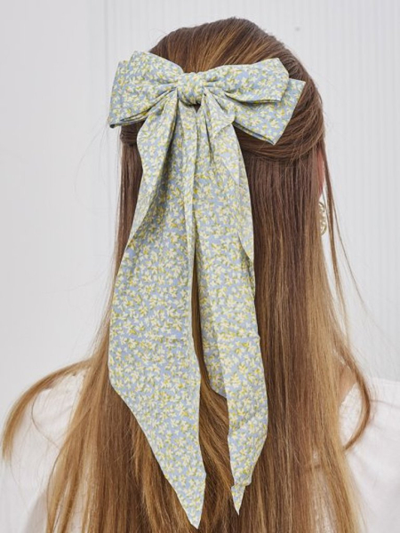 Royalfashion Sponka do vlasů – Mašle s květinami Miriam