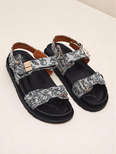Royalfashion Dámské sandály s potiskem Aloe