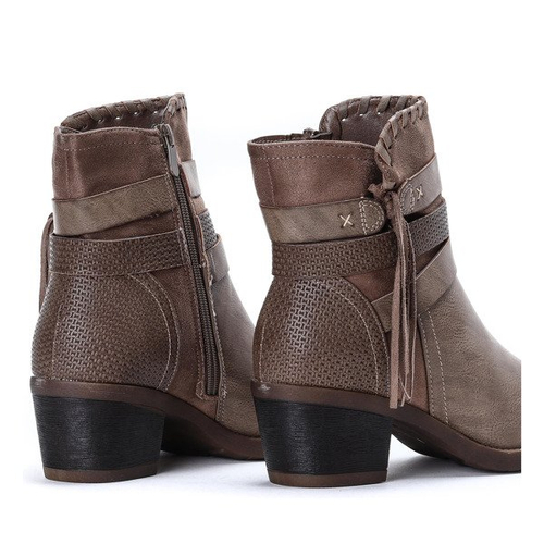 Черевики на штангу темно-коричневого кольору Junco - Взуття 1