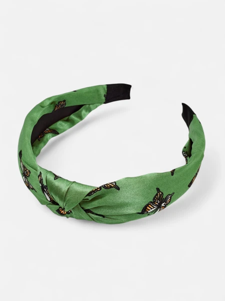 Royalfashion Пов'язка для волосся в клітинку з метеликами Butterfly Weave