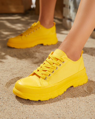 Žluté dámské sportovní tenisky Ctogi- Footwear