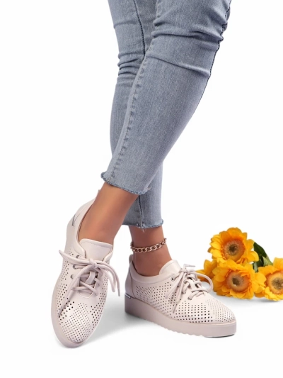 Royalfashion Dámské perforované loafers Gofielle