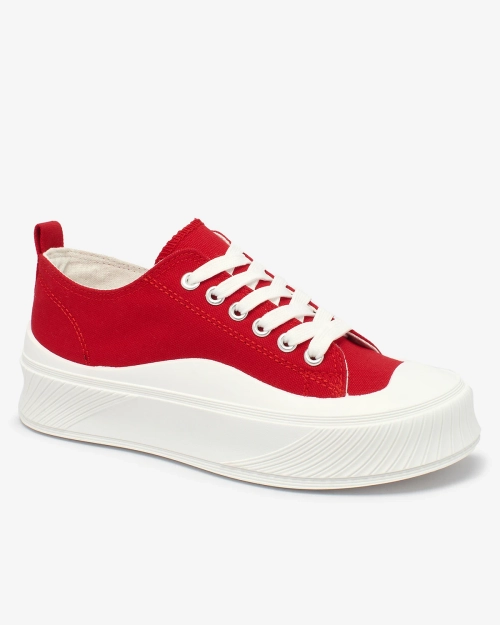 OUTLET Royalfashion Red Luceri спортивні кросівки на платформі