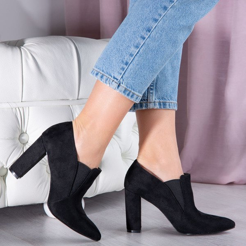 Чорні черевики на верхній пості Prisha - Взуття 1