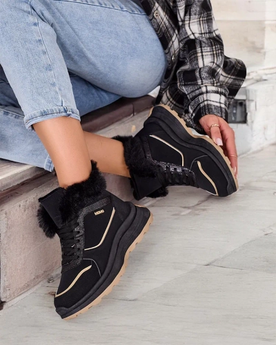 Royalfashion Утеплені жіночі кросівки з хутром Mofell