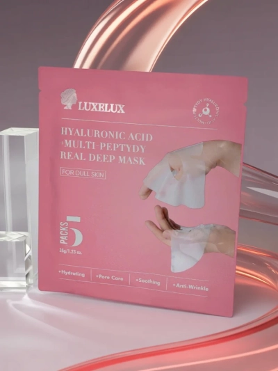 Pleťová maska LUXELUX Hyaluronic Acid Multi-Peptydy Calista 25ml