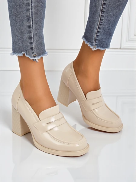 Royalfashion Dámské mokasíny na podpatku Minerva