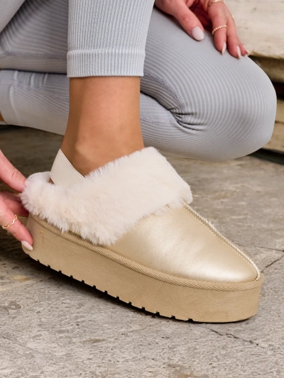 Royalfashion Krátké kotníkové boty bez podpatku ve stylu sněhových bot pro ženy Ebiz