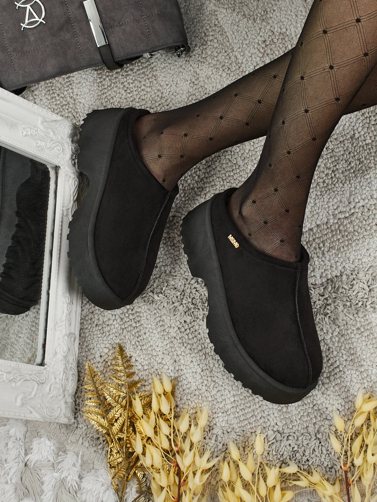 Krátké boty a'la sněhule dámské s kožíškem Noelina