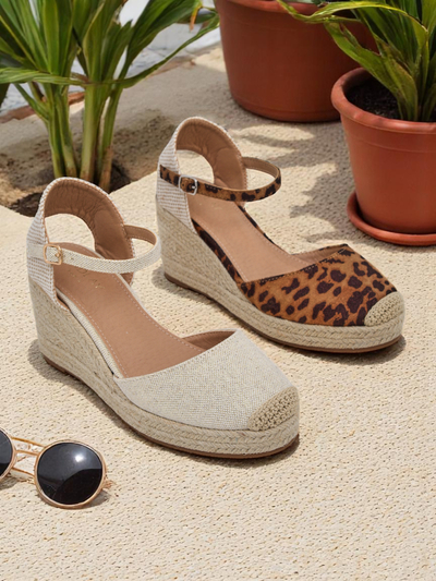 Dámské sandály klínové podpatky Callista Royalfashion béžové ekologická kůže