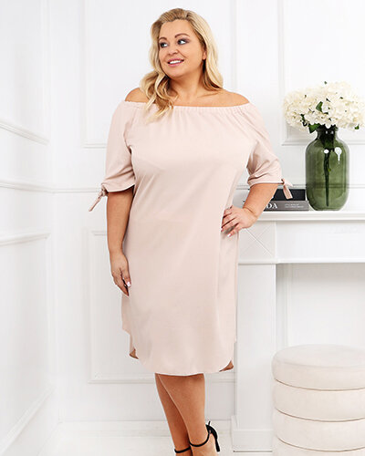 Royalfashion Hladké dámské a'la španělské šaty