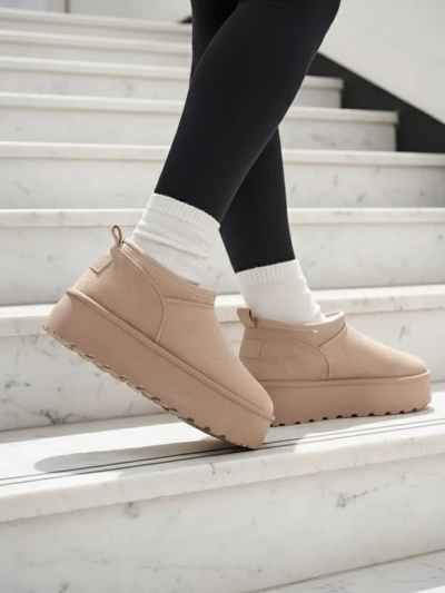 Royalfashion Dámské krátké boty a'la snow boots Ozozi