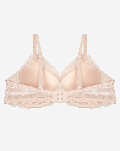 Růžová dámská vyztužená podprsenka s koksem - Spodní prádlo