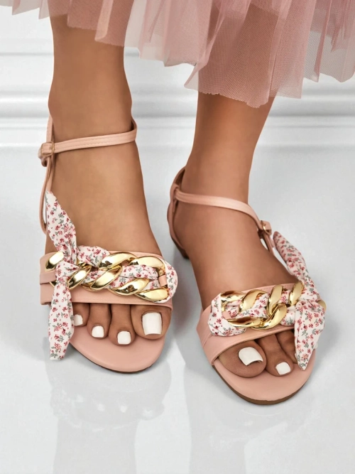 Royalfashion Жіночі сандалі на плоскій підошві BareLuxe