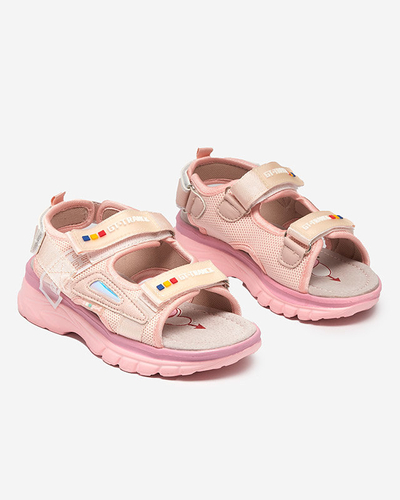 Босоніжки для дівчинки рожевого кольору Umaf- Shoes