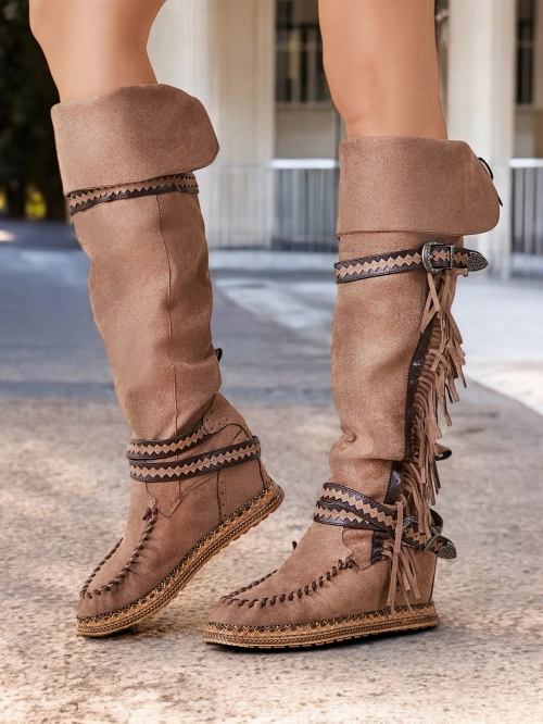 Жіночі черевики за коліно Royalfashion Eliferse