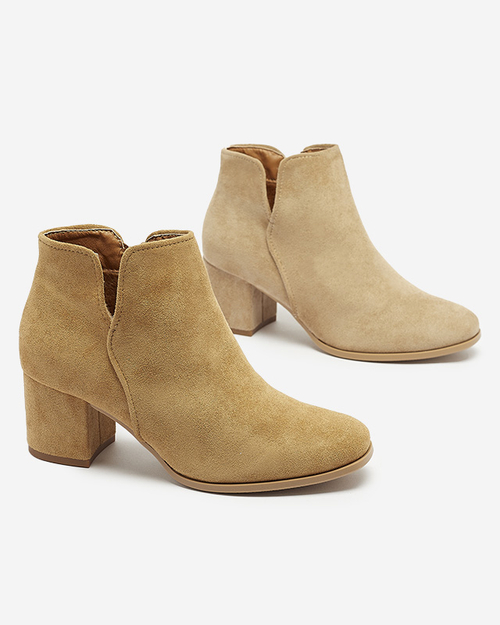 Чоботи жіночі з екозамші верблюжої Frenas - Взуття