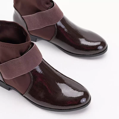 OUTLET Темно-коричневі жіночі ботильйони Jorena - Shoes